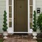 58" Artificial Spiral Boxwood Topiary Tree - Lifelike Design, Potted in Black Planter, Ideal for Home, Office & Outdoor Decor - All-Season Use, Floral Home by Artificial Flowers